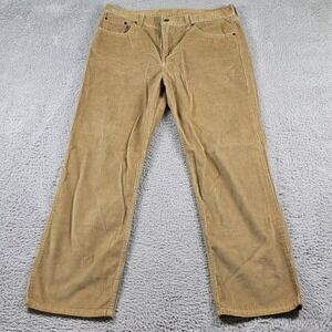 Levis Pants Mens 31x30 Beige Khaki Corduroy Straight Leg Casual Classic 5 Pocket